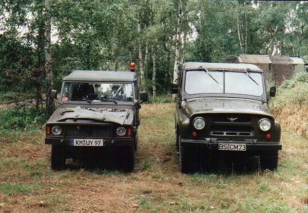 51 Iltis und UAZ