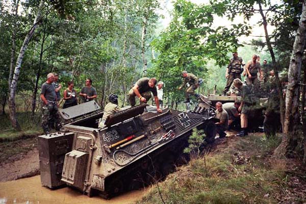 Schützenpanzer, kurz beim Bergen